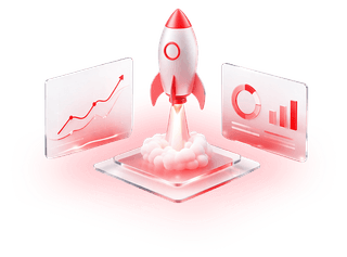 Feier zum ersten öffentlichen Launch der Krypto-Trading-Plattform als Meilenstein